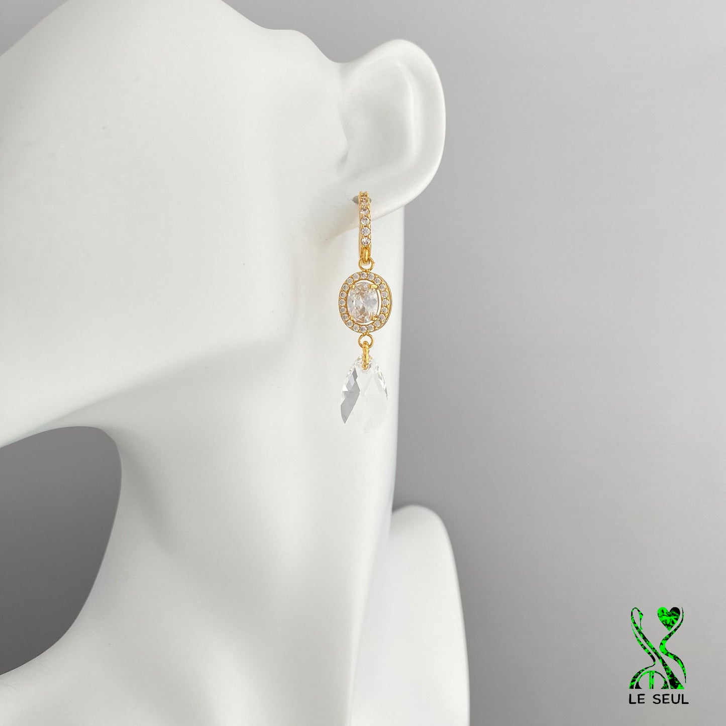 Swarovski Crystal Earrings, Handmade Jewelry