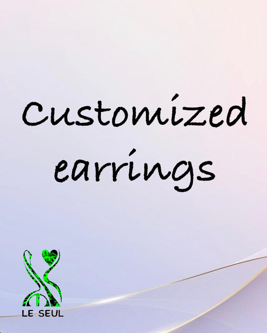 Customized earrings