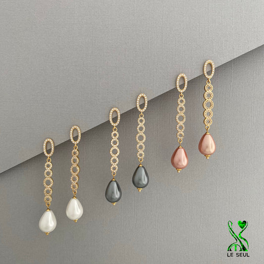 Pearl Earrings, Handmade Jewelry