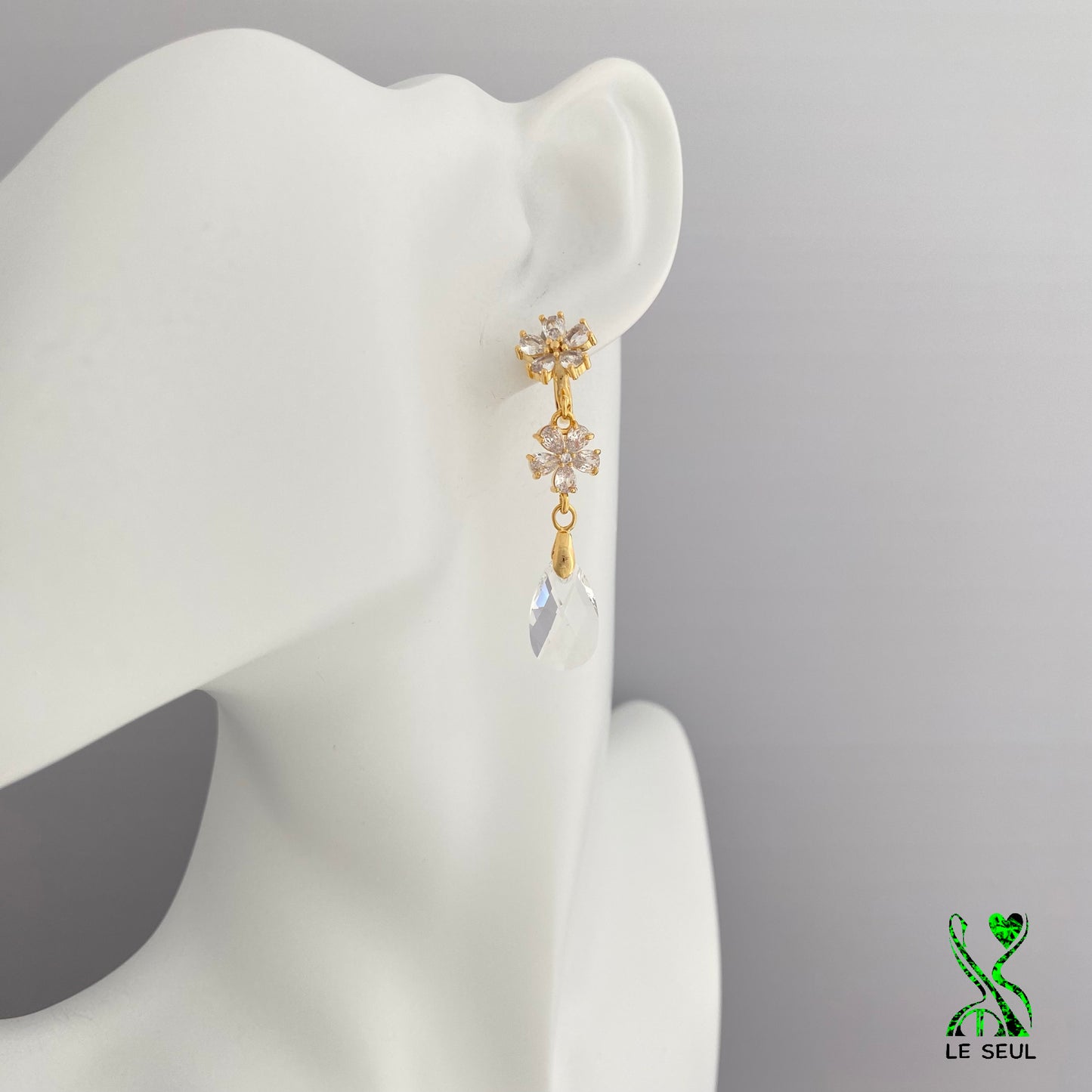 Swarovski Crystal Earrings, Handmade Jewelry