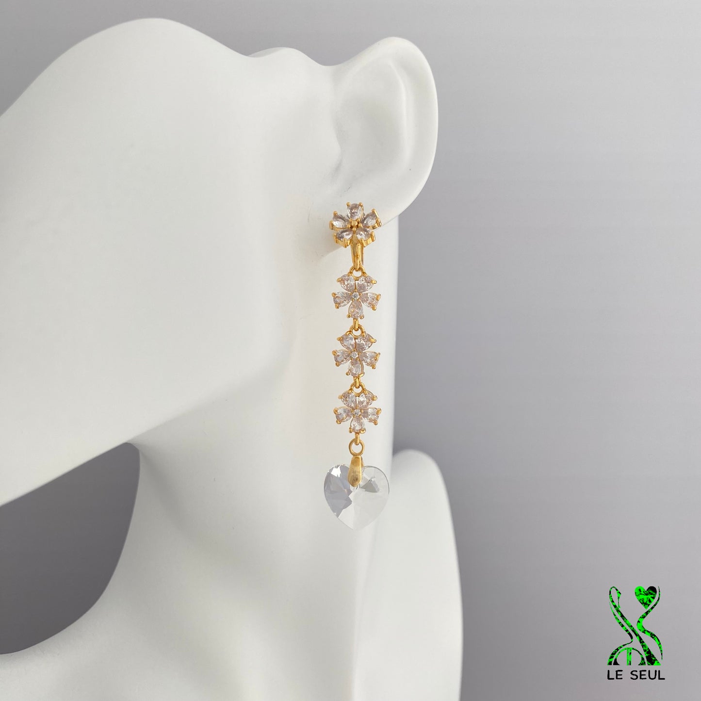 Swarovski Crystal Earrings, Handmade Jewelry