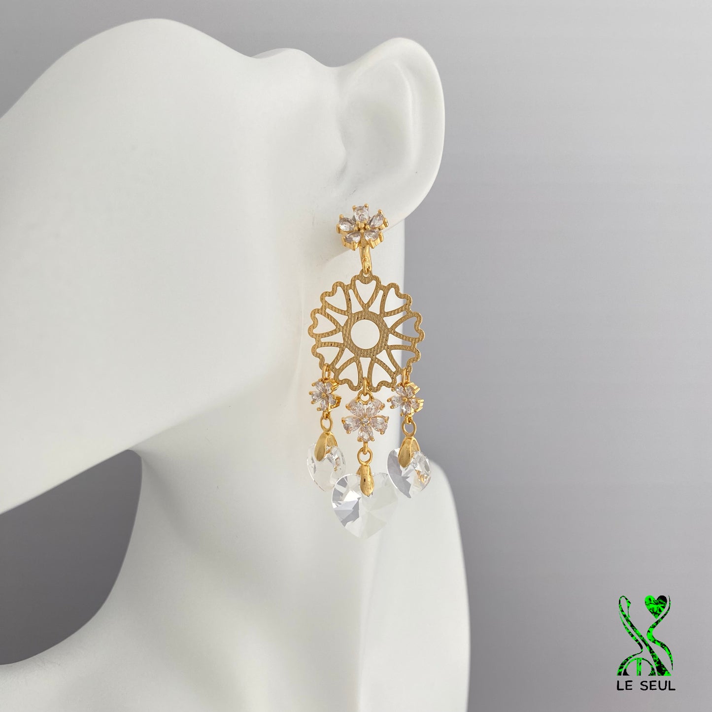 Swarovski Crystal Earrings, Handmade Jewelry