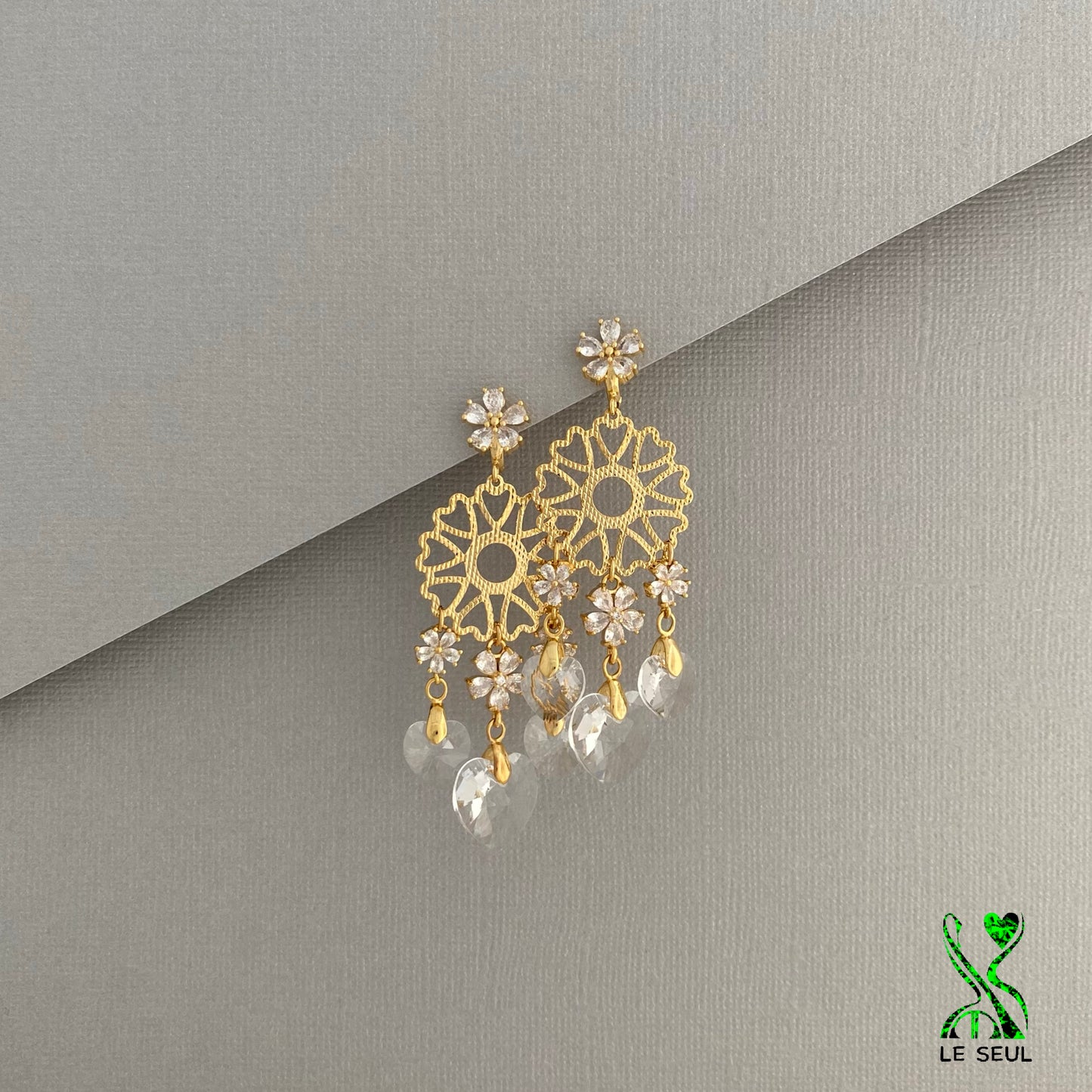 Swarovski Crystal Earrings, Handmade Jewelry