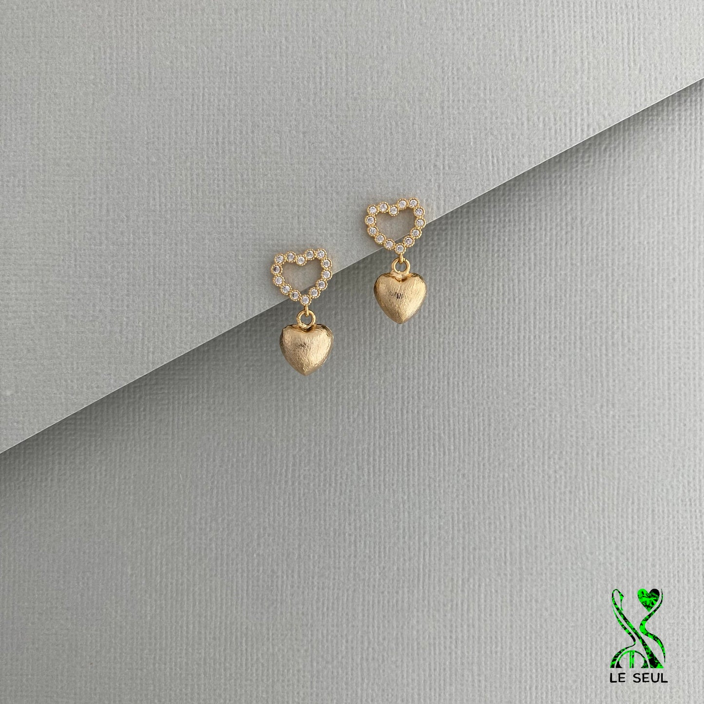 Heart Earrings, Handmade Jewelry