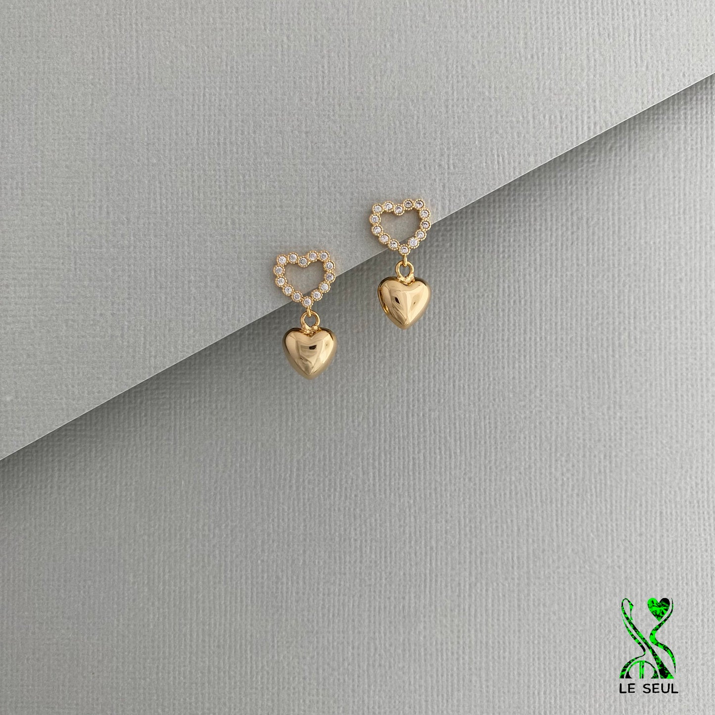 Heart Earrings, Handmade Jewelry