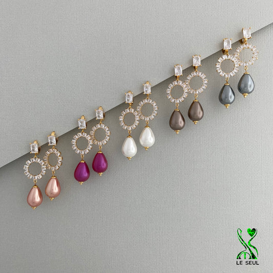 Pearl Earrings, Handmade Jewelry