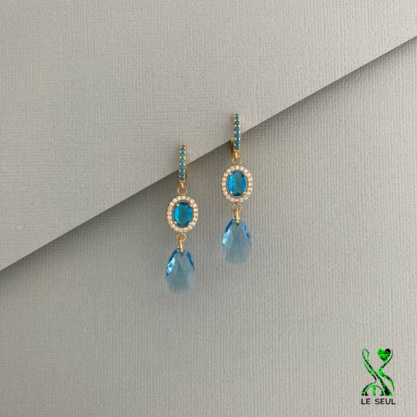 Swarovski Crystal Earrings, Handmade Jewelry