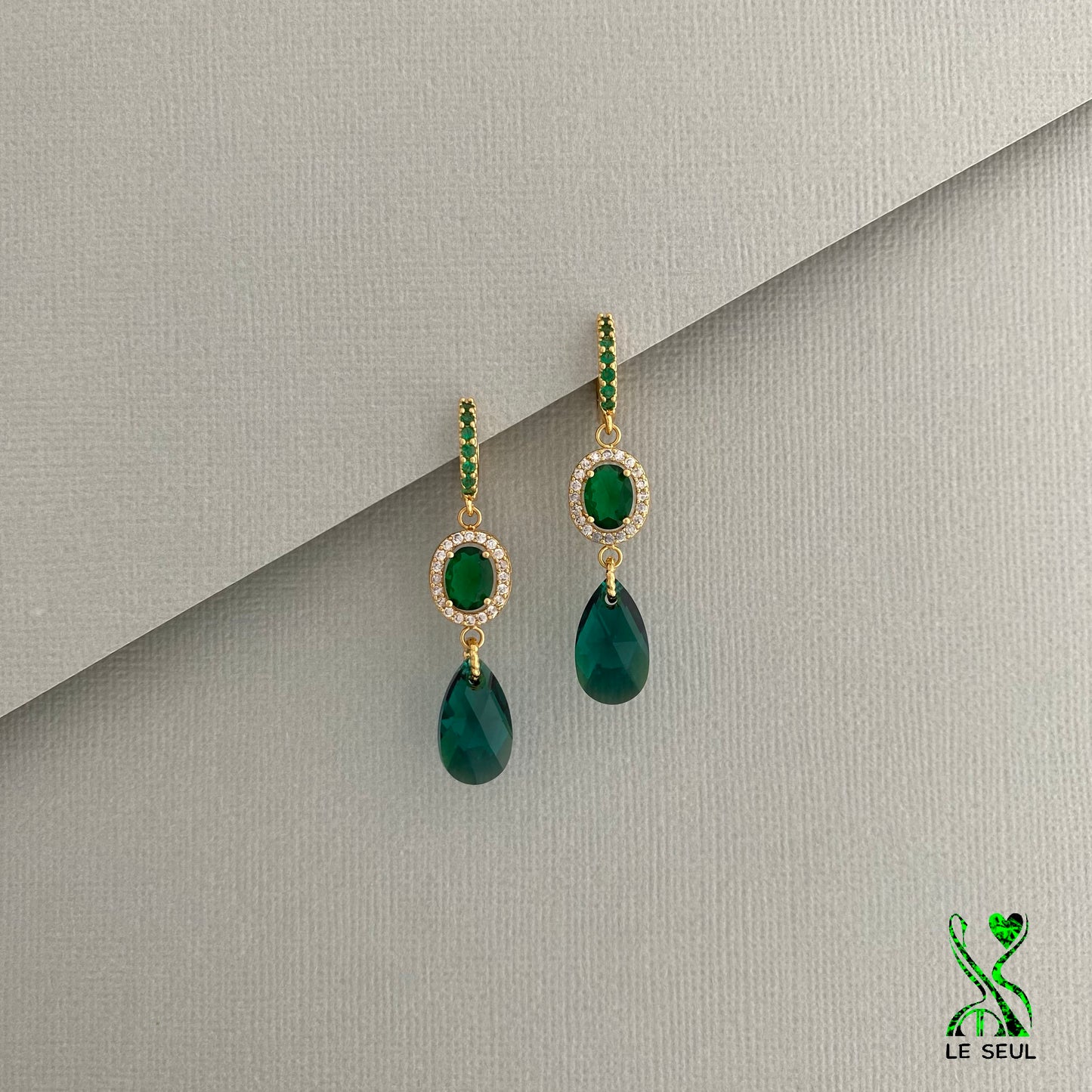 Swarovski Crystal Earrings, Handmade Jewelry