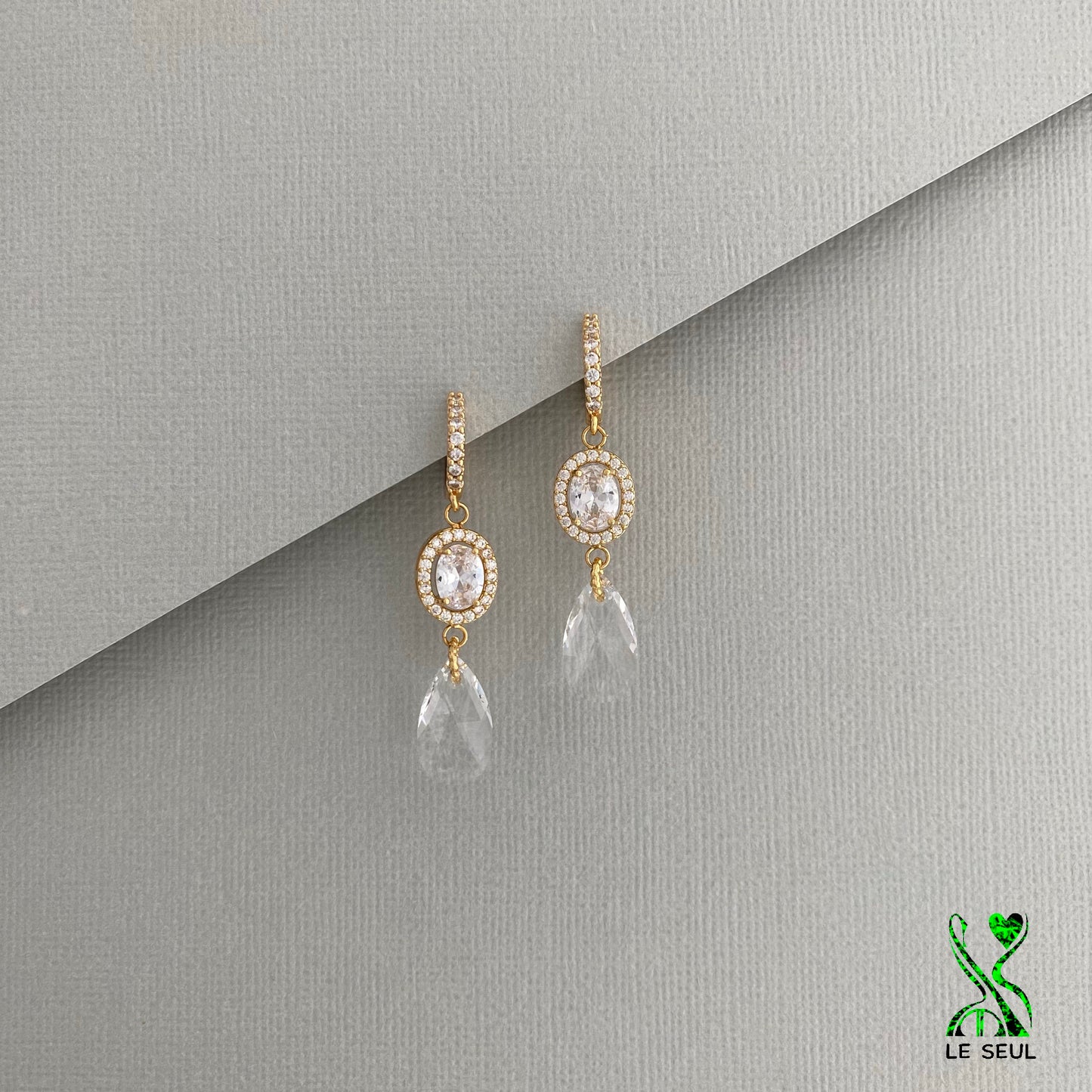 Swarovski Crystal Earrings, Handmade Jewelry