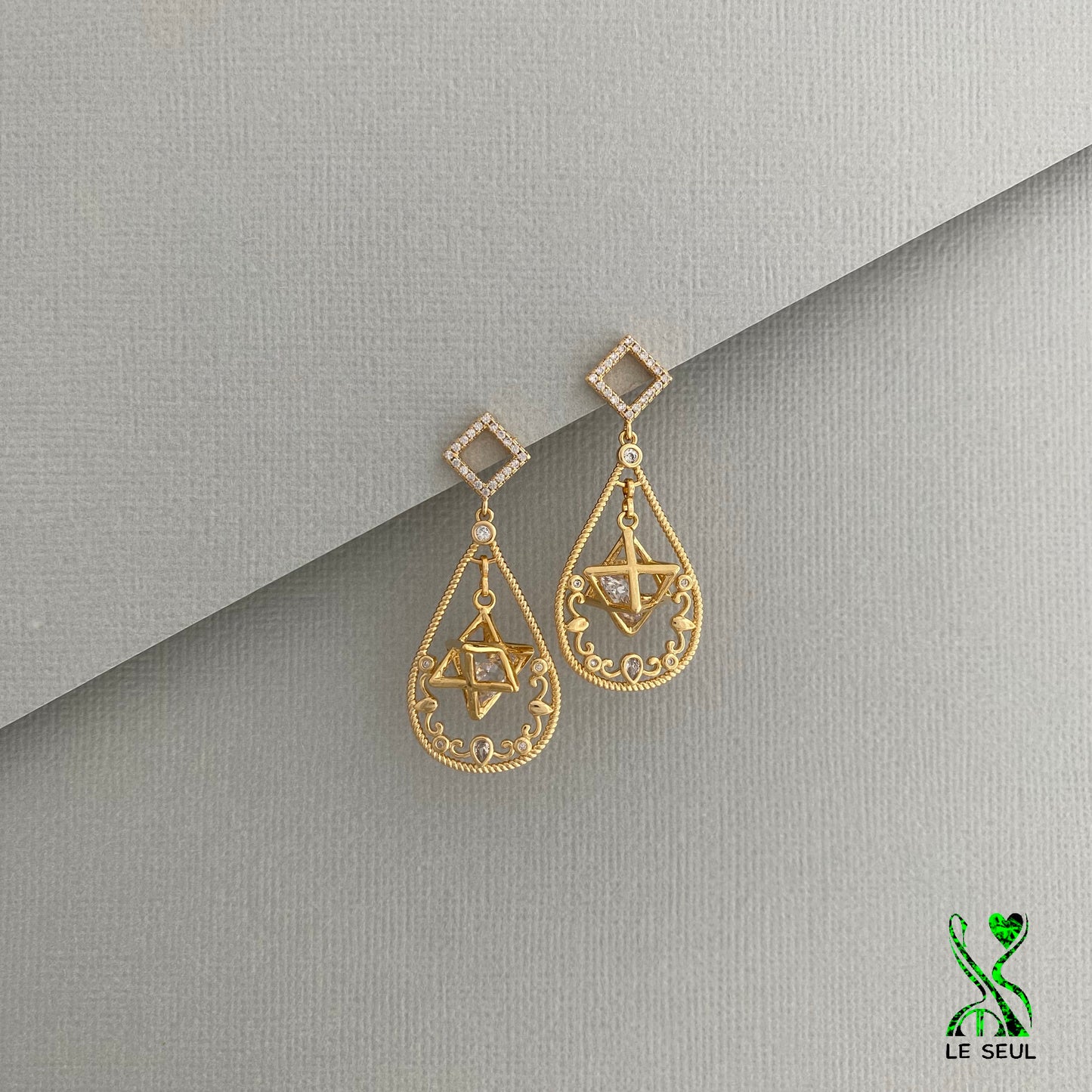 Dangle earrings, Handmade Jewelry