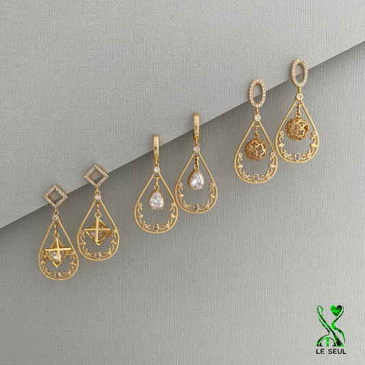 Dangle earrings, Handmade Jewelry