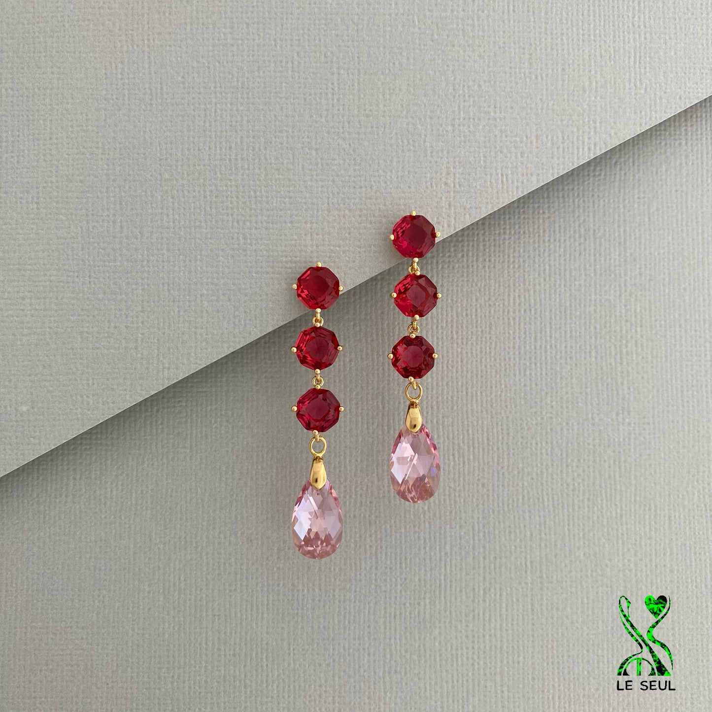 Swarovski Crystal Earrings, Handmade Jewelry