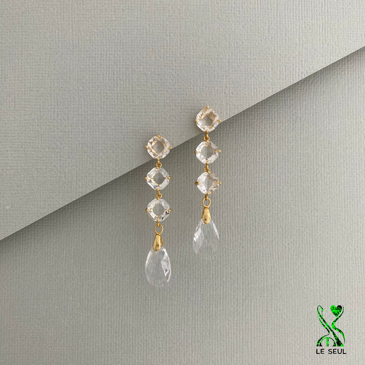 Swarovski Crystal Earrings, Handmade Jewelry