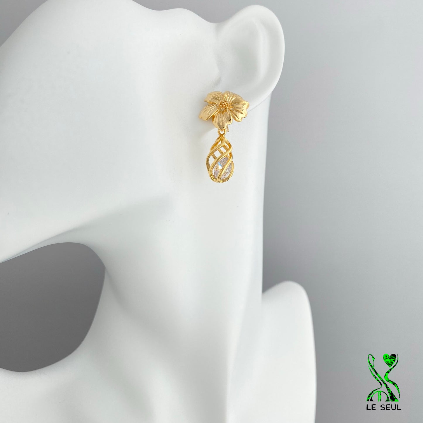 Flower Earrings, Handmade Jewelry