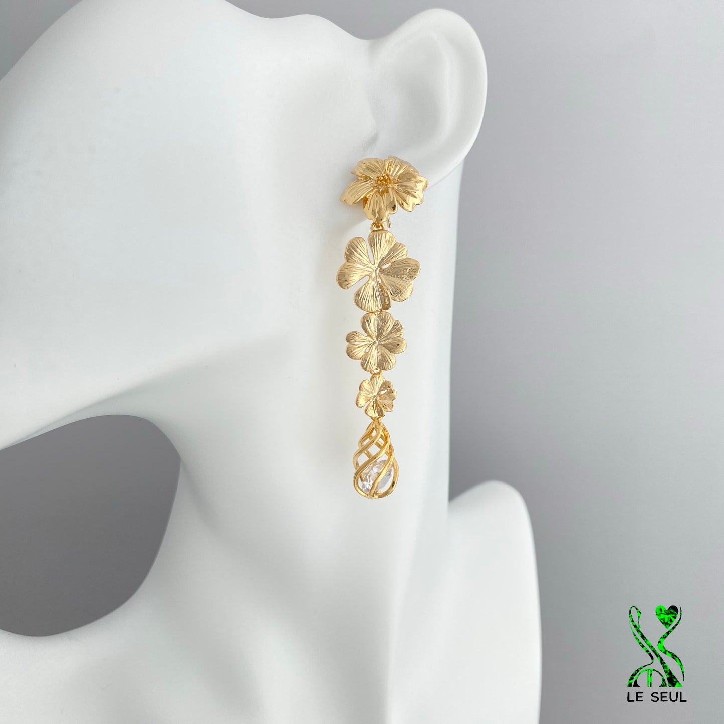 Flower Earrings, Handmade Jewelry