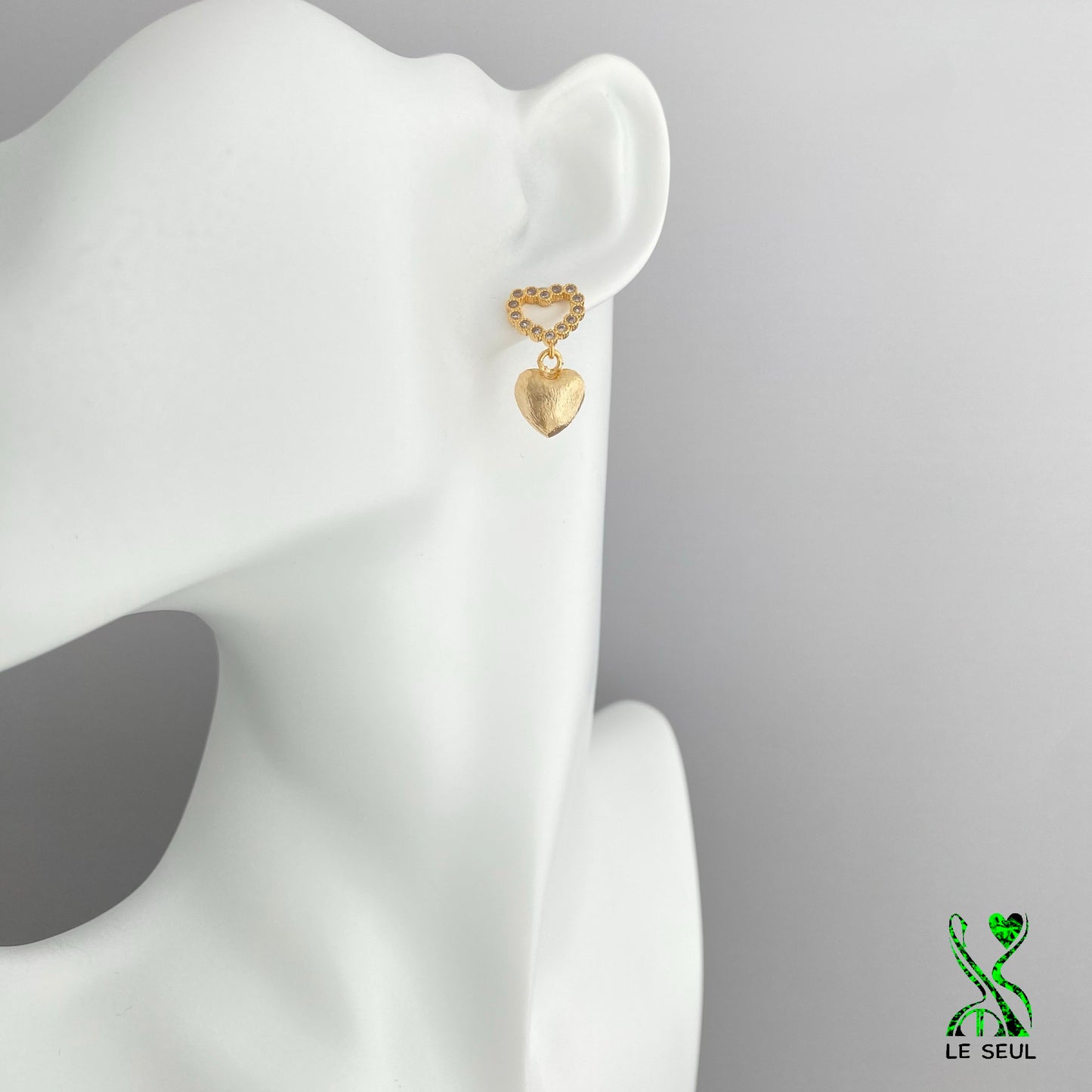Heart Earrings, Handmade Jewelry