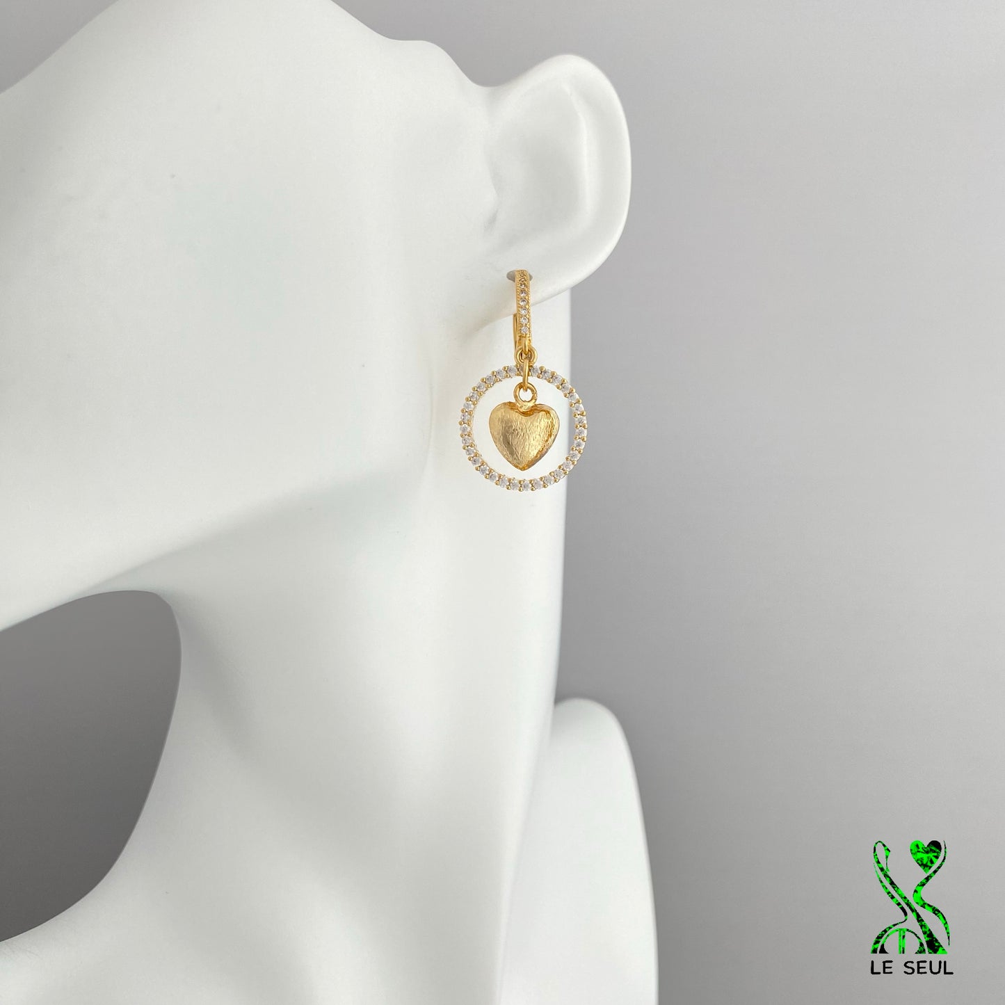 Heart Earrings, Handmade Jewelry