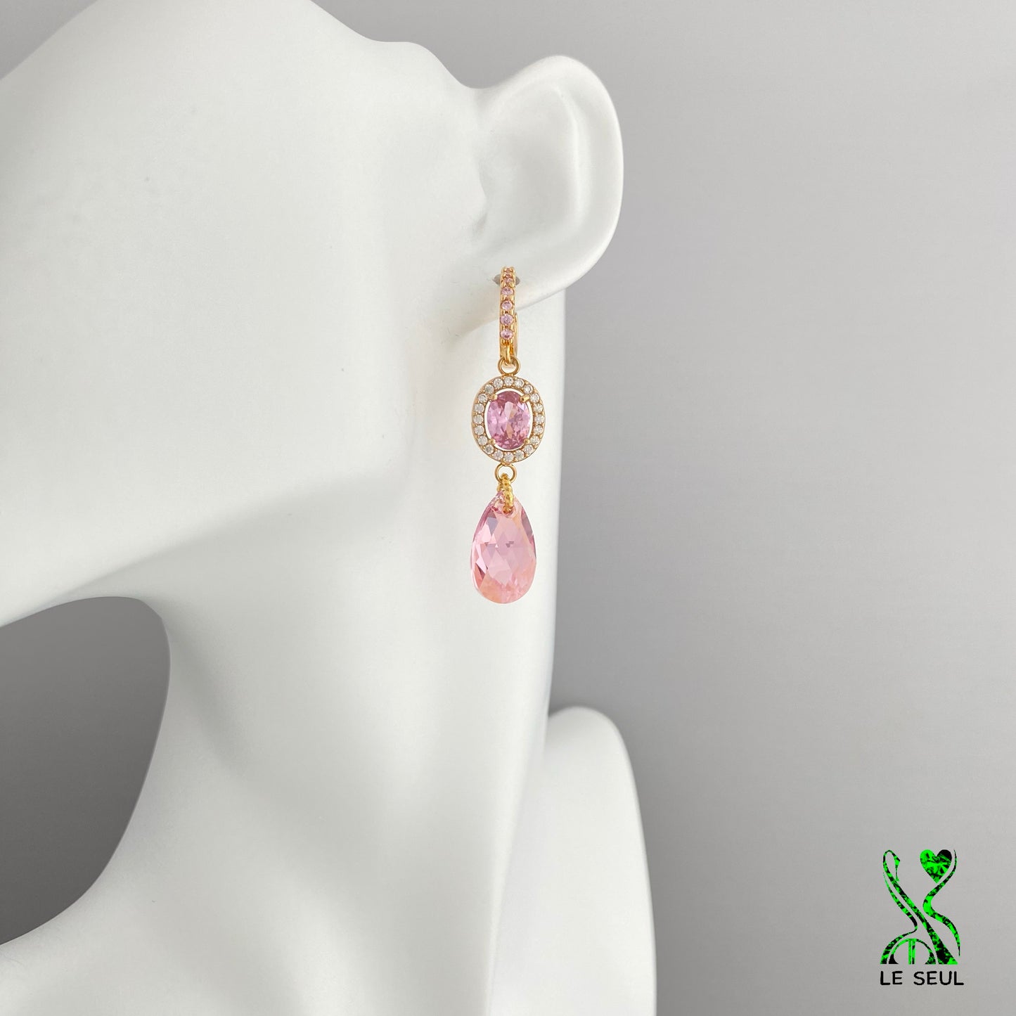 Swarovski Crystal Earrings, Handmade Jewelry