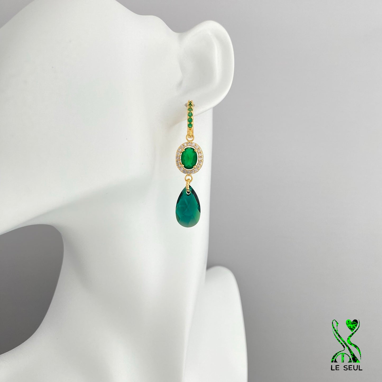Swarovski Crystal Earrings, Handmade Jewelry