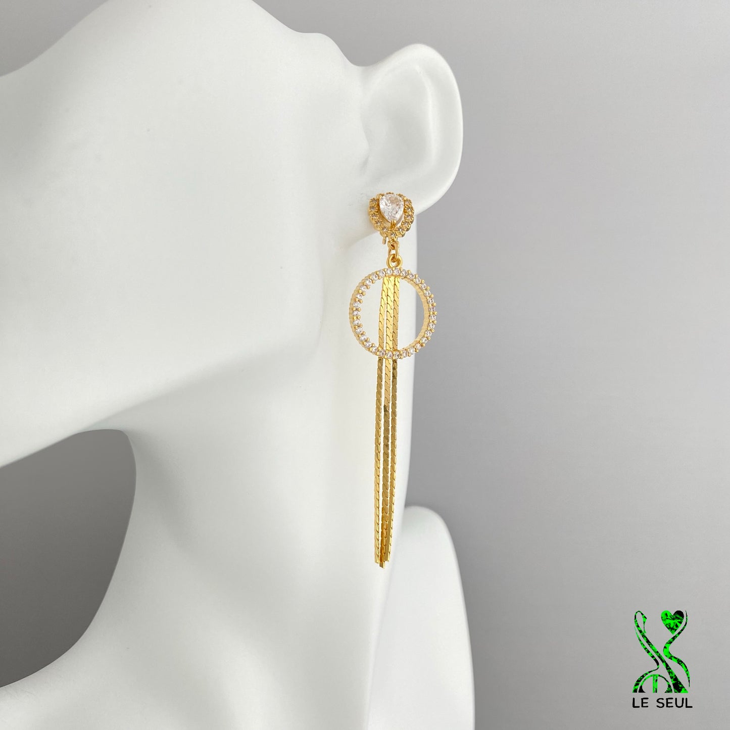 Chain Drop Earrings, Handmade Jewelry