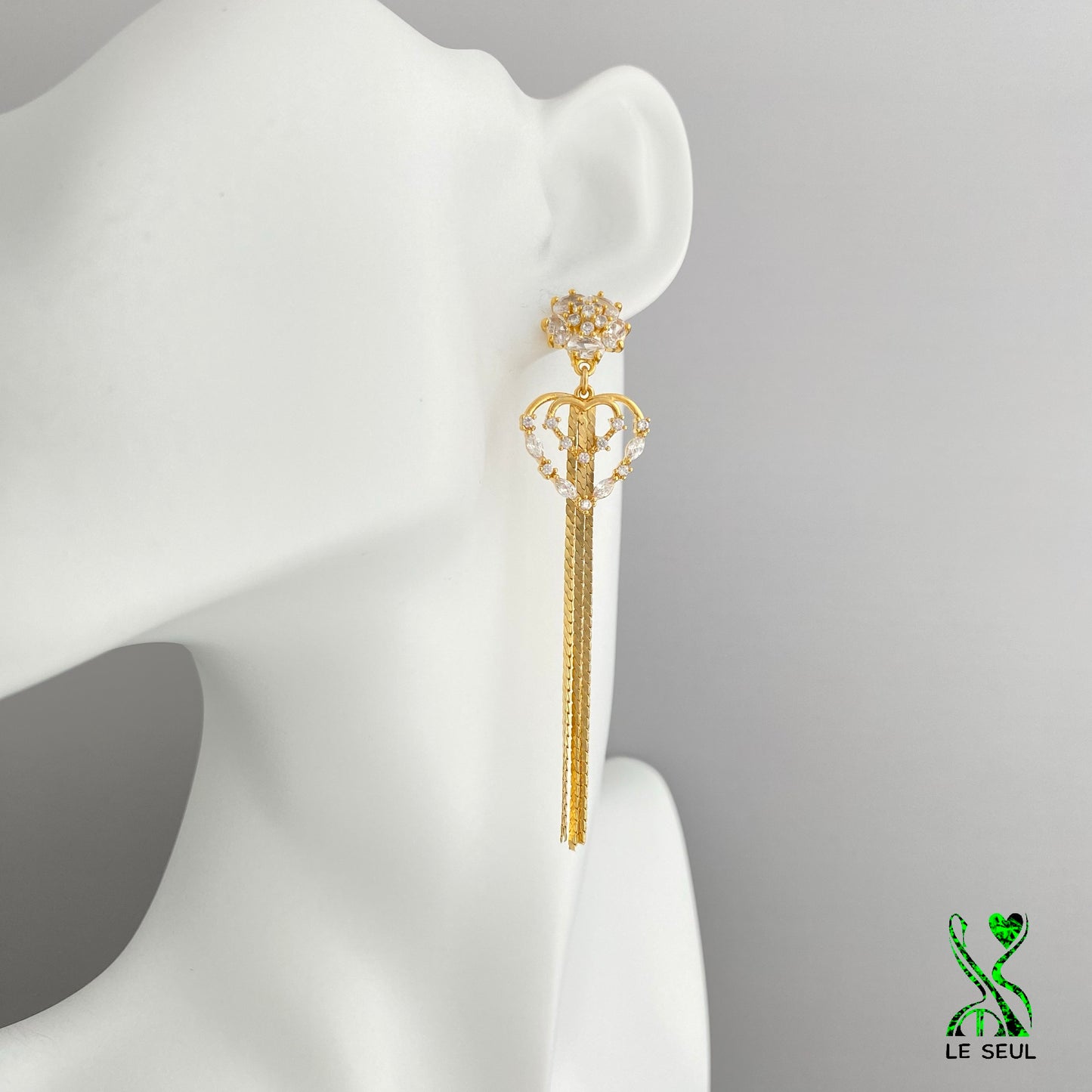 Chain Drop Earrings, Handmade Jewelry