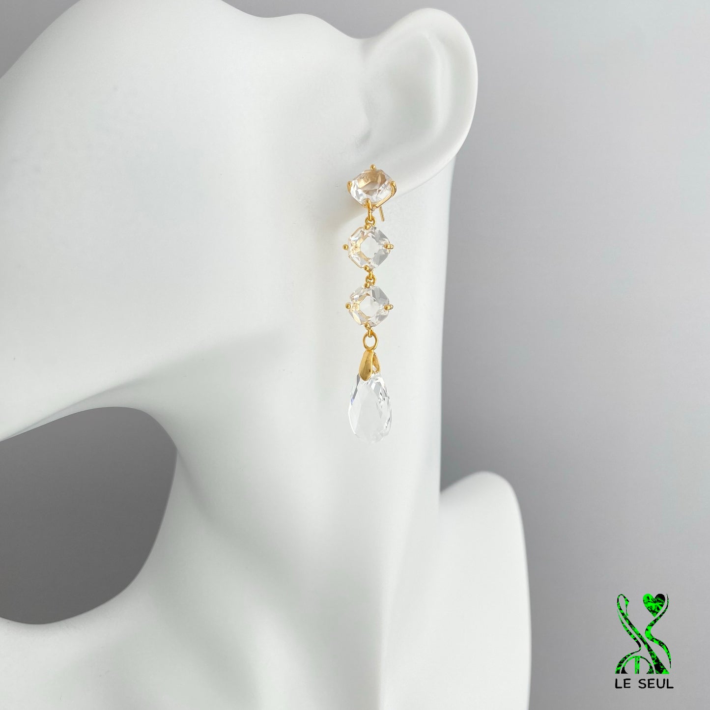 Swarovski Crystal Earrings, Handmade Jewelry