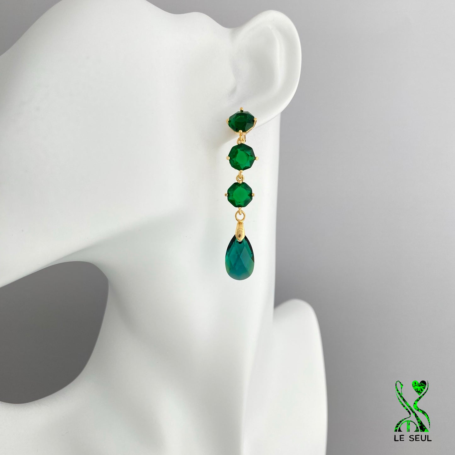 Swarovski Crystal Earrings, Handmade Jewelry