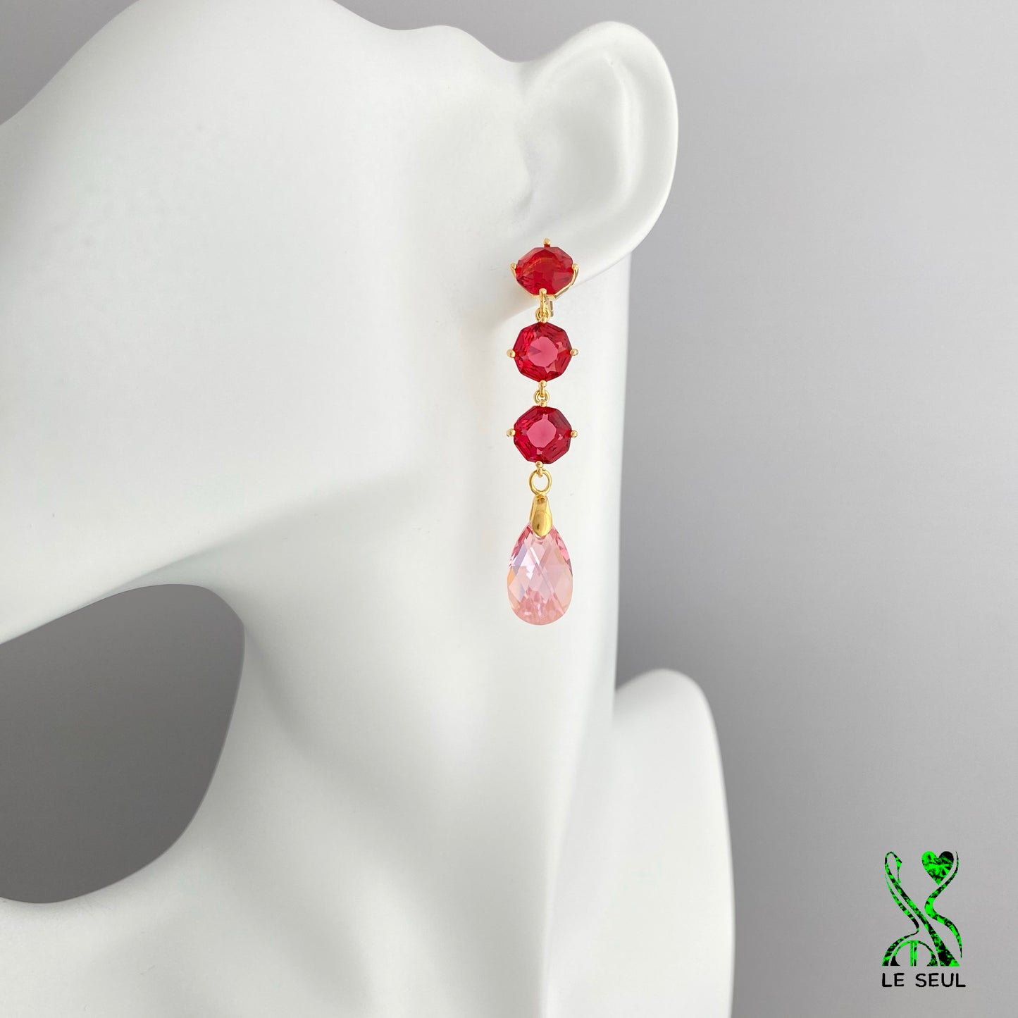 Swarovski Crystal Earrings, Handmade Jewelry