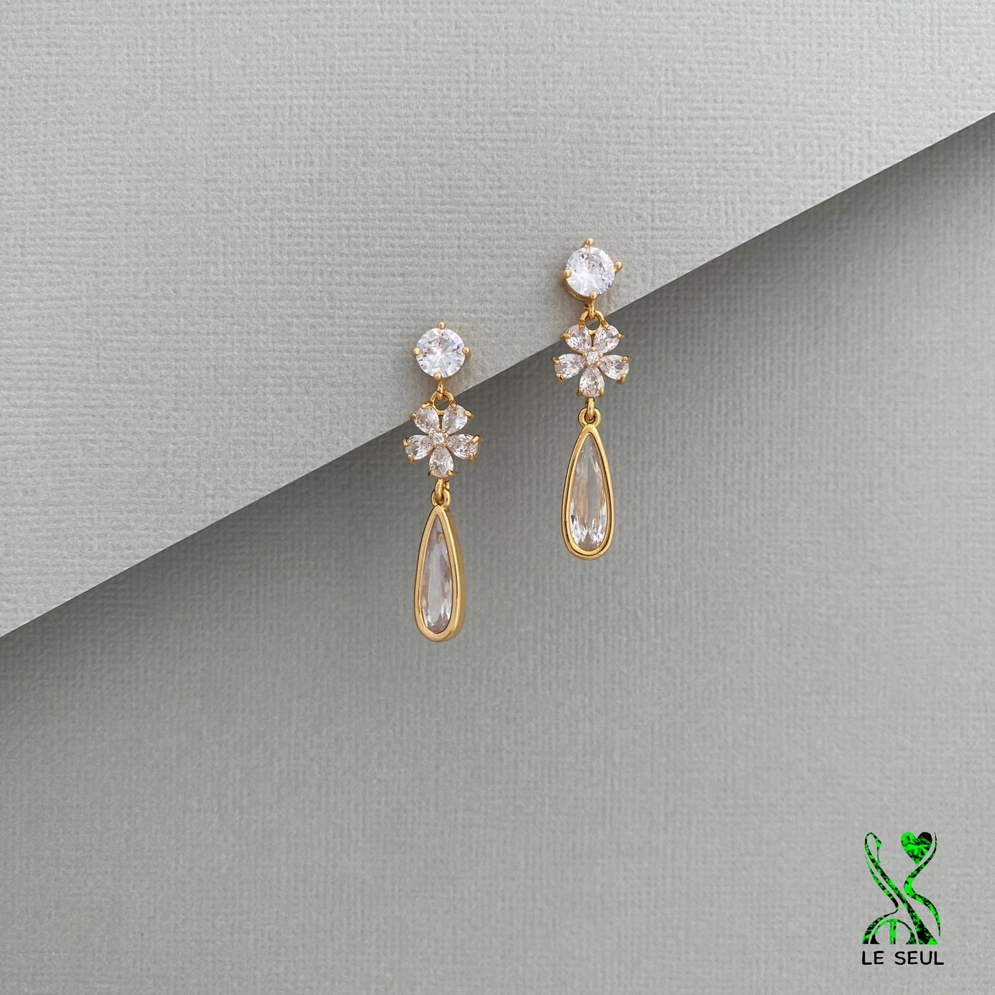 Flower Earrings, Handmade Jewelry