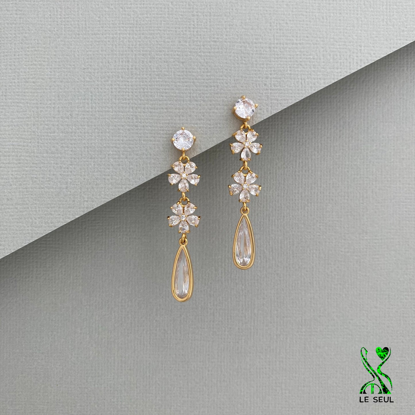 Flower Earrings, Handmade Jewelry