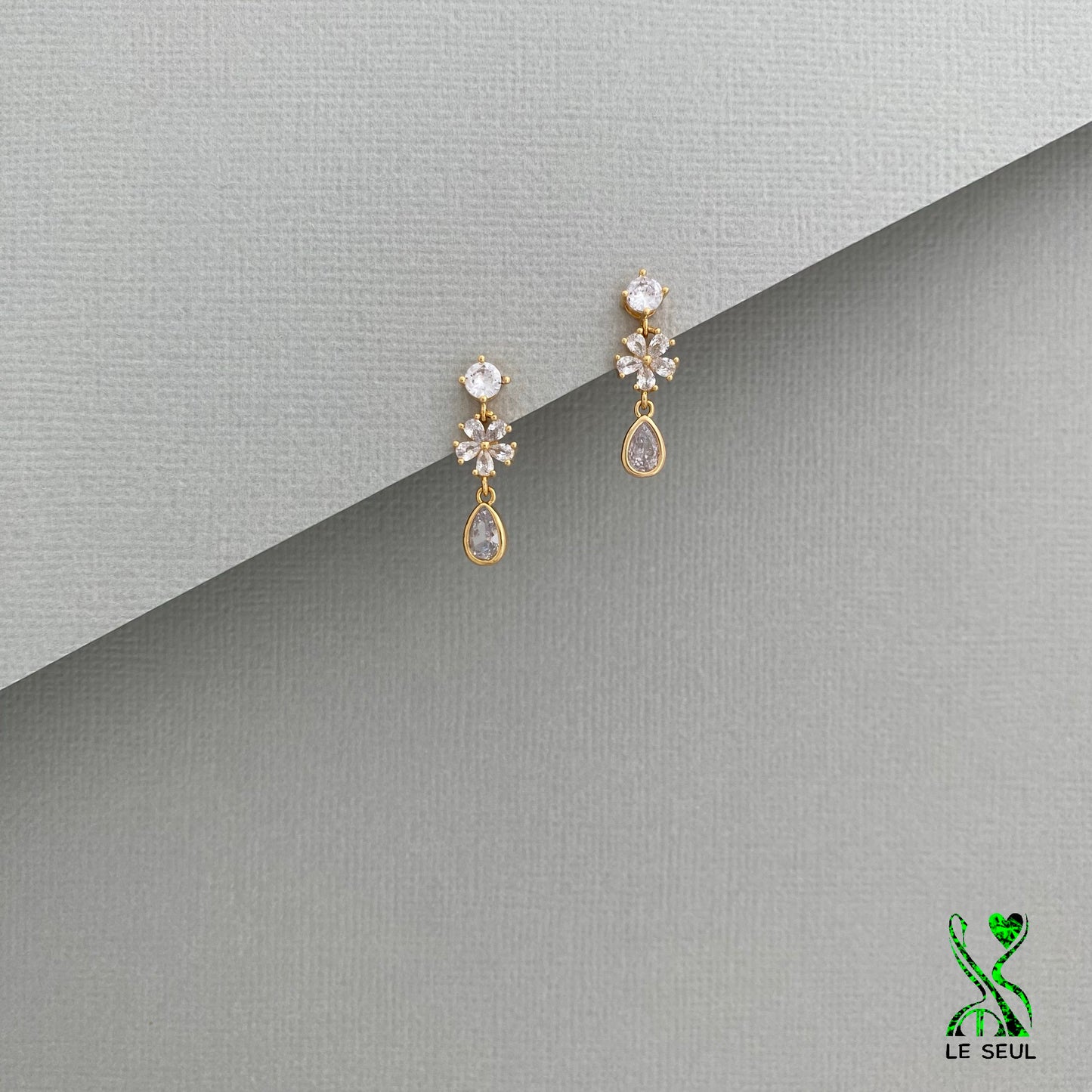 Flower Earrings, Handmade Jewelry