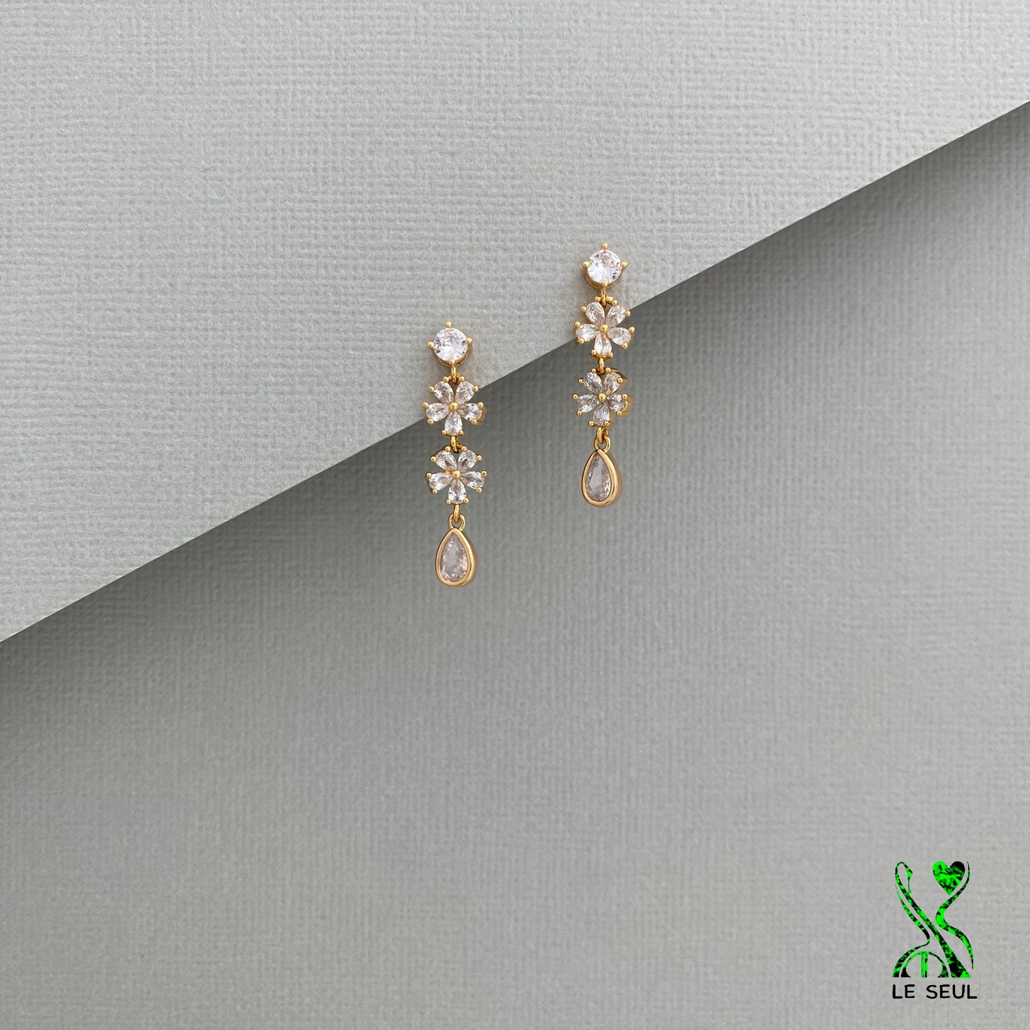 Flower Earrings, Handmade Jewelry