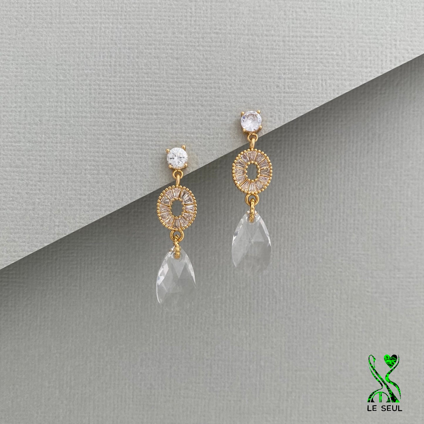 Swarovski Crystal Earrings, Handmade Jewelry