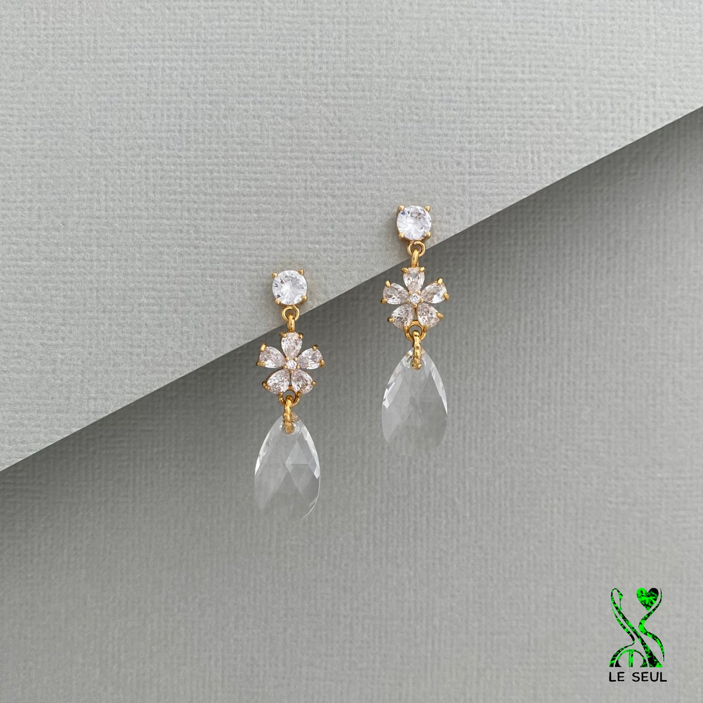 Swarovski Crystal Earrings, Handmade Jewelry