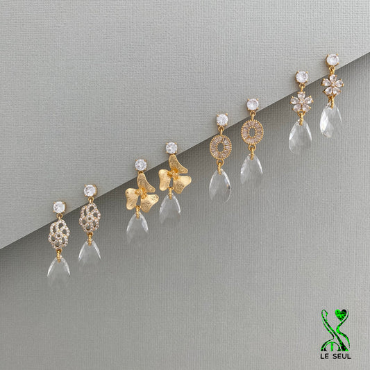 Swarovski Crystal Earrings, Handmade Jewelry