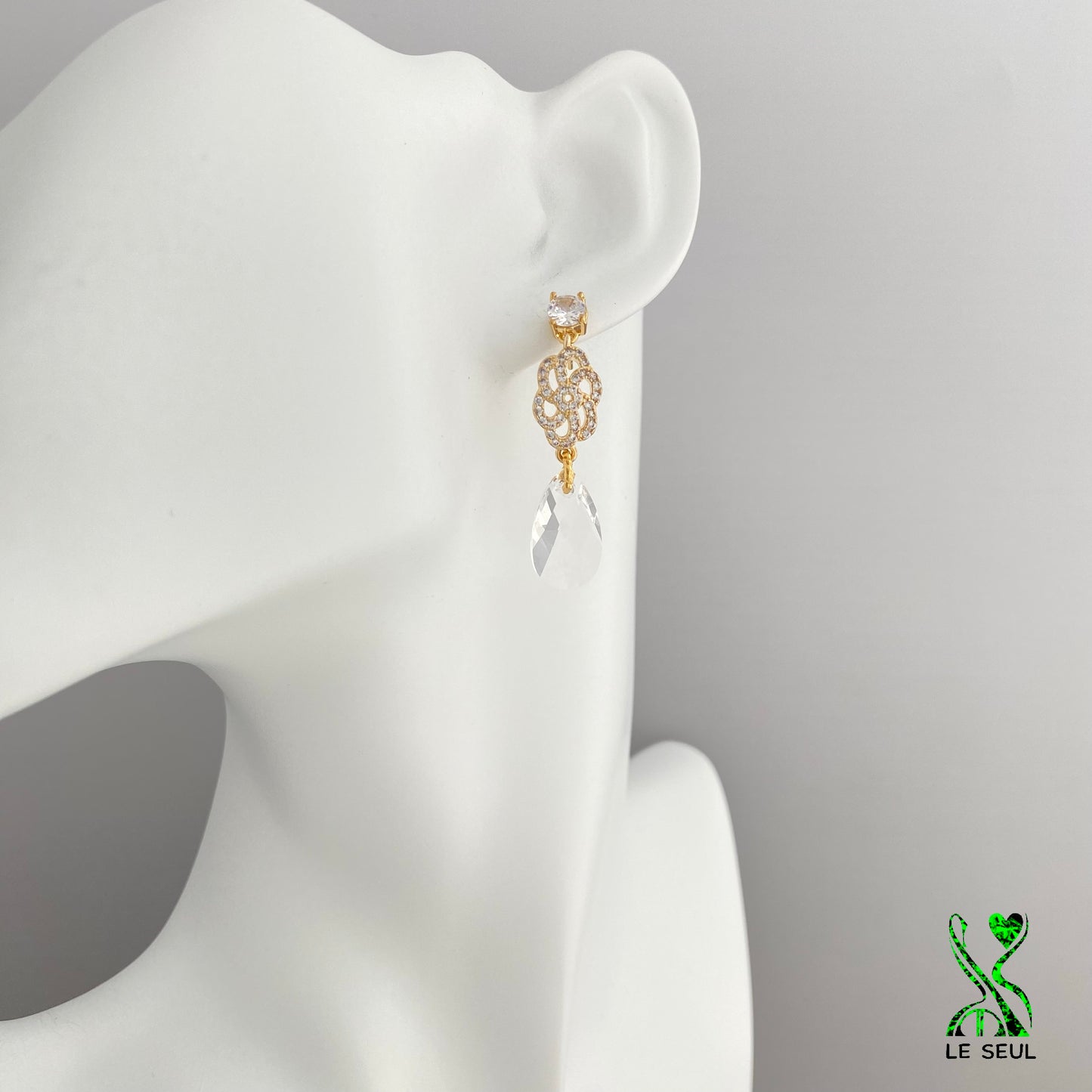 Swarovski Crystal Earrings, Handmade Jewelry