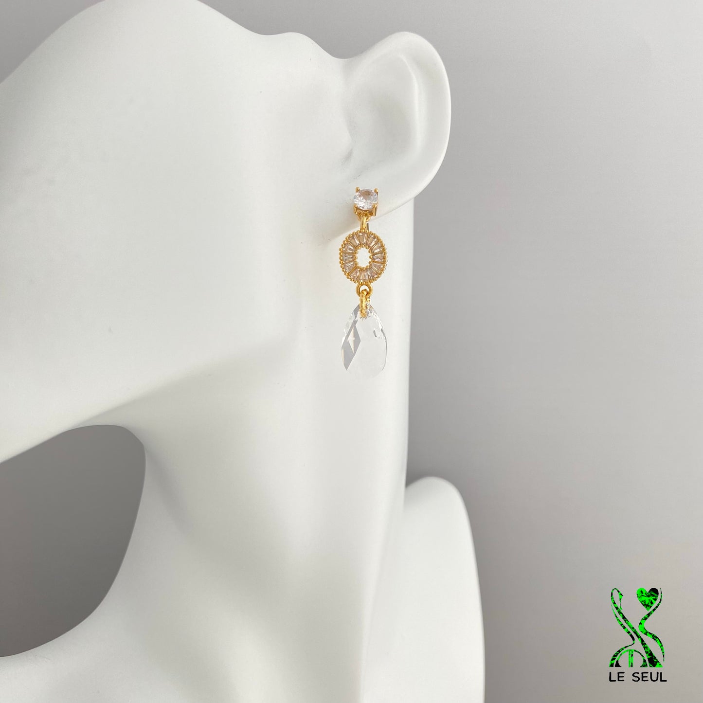 Swarovski Crystal Earrings, Handmade Jewelry