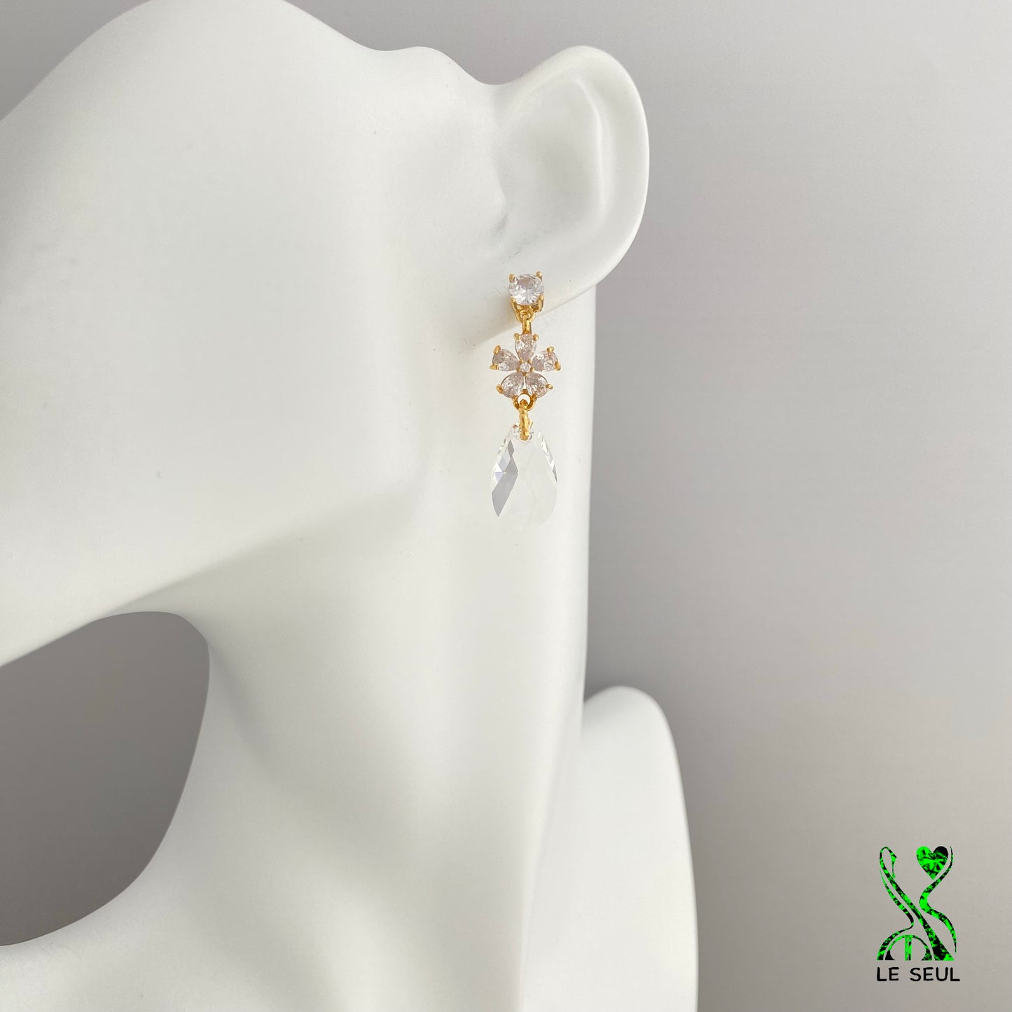Swarovski Crystal Earrings, Handmade Jewelry