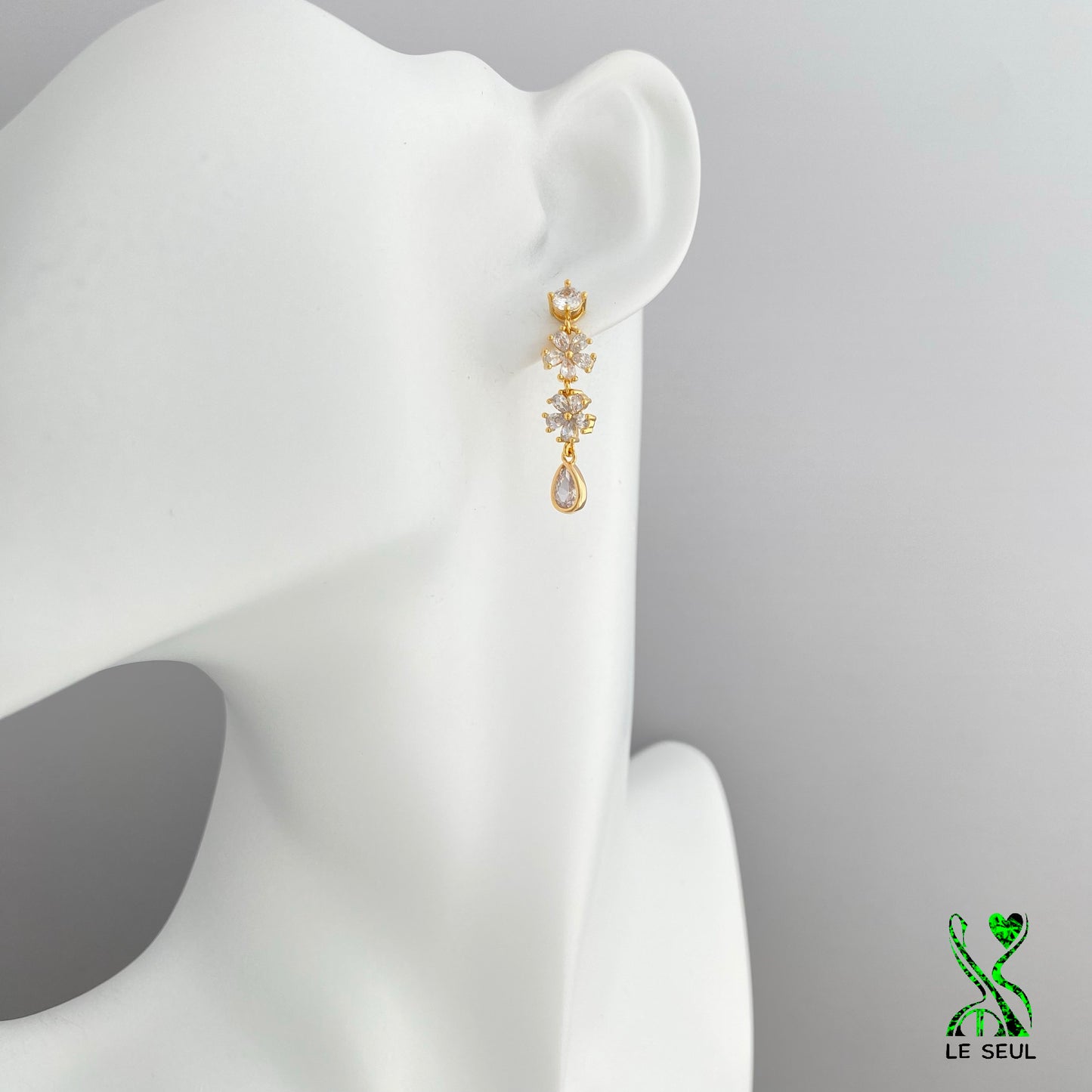 Flower Earrings, Handmade Jewelry